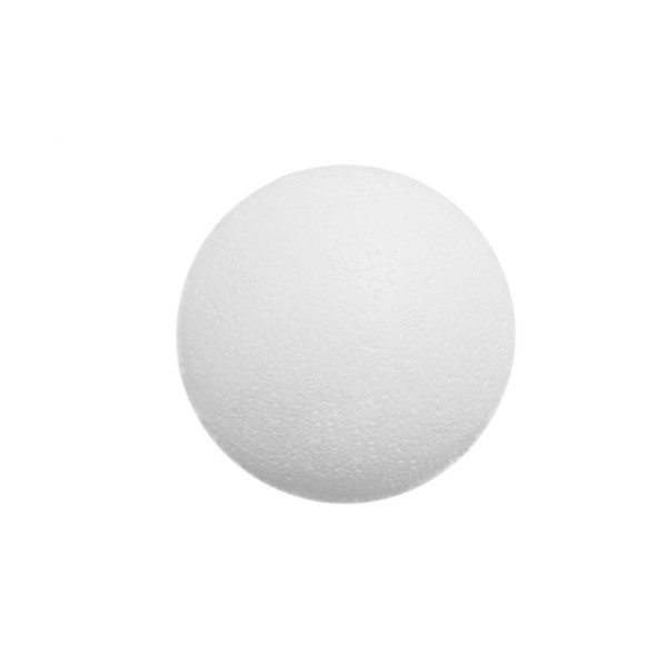 Polystyrene ball, white color, diameter 25 cm
